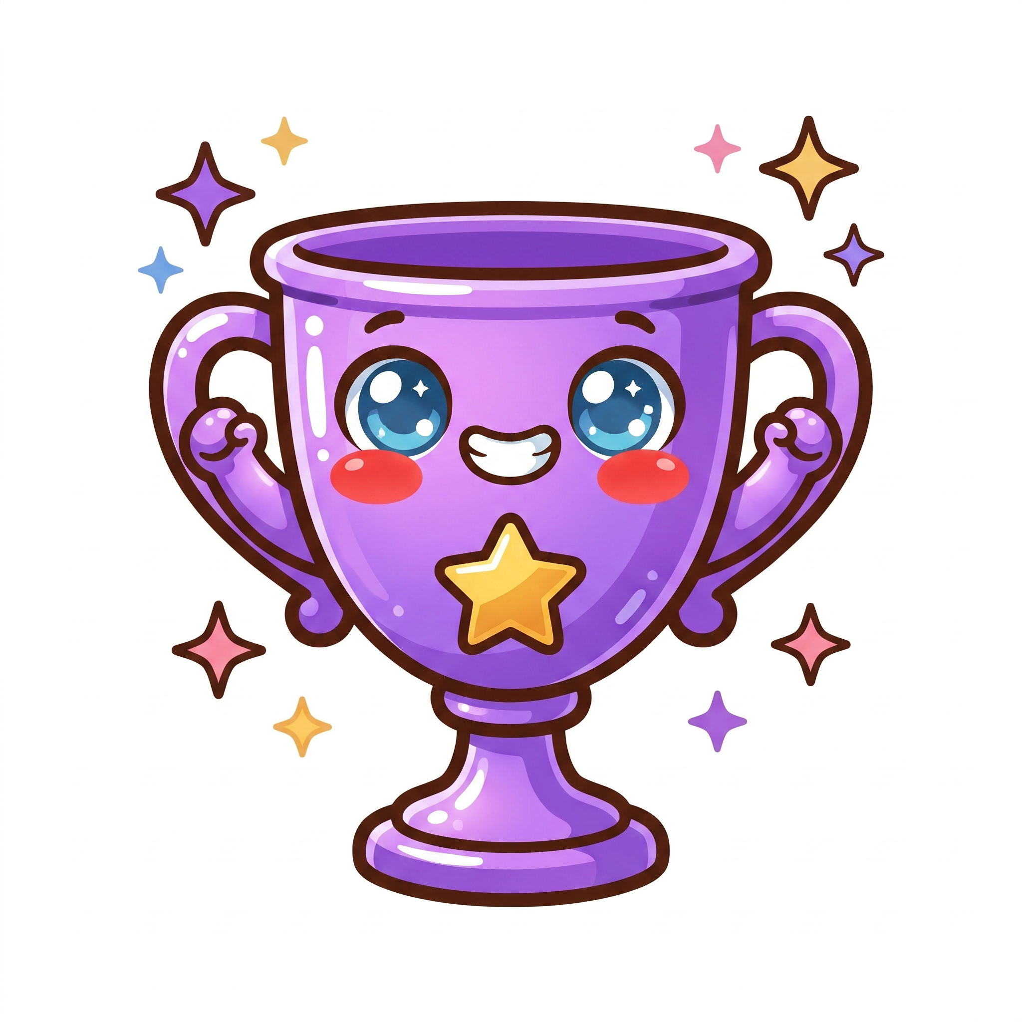 Achievement trophy character